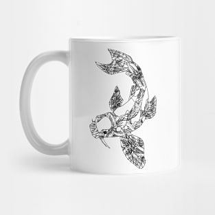 Koi Flower Mug